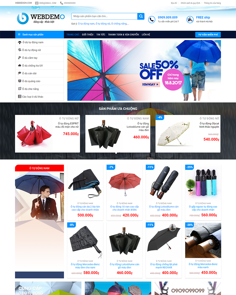 Mẫu website áo mua — Source Code WordPress 49.000₫