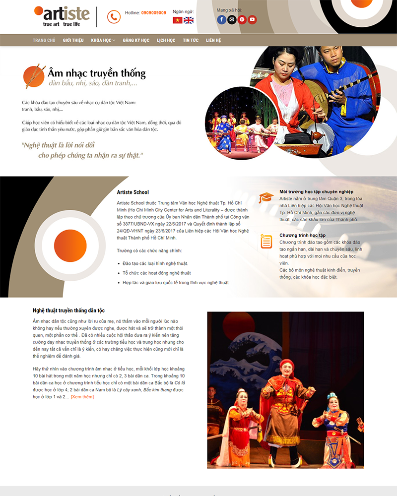 Mẫu website art — Source Code WordPress 49.000₫