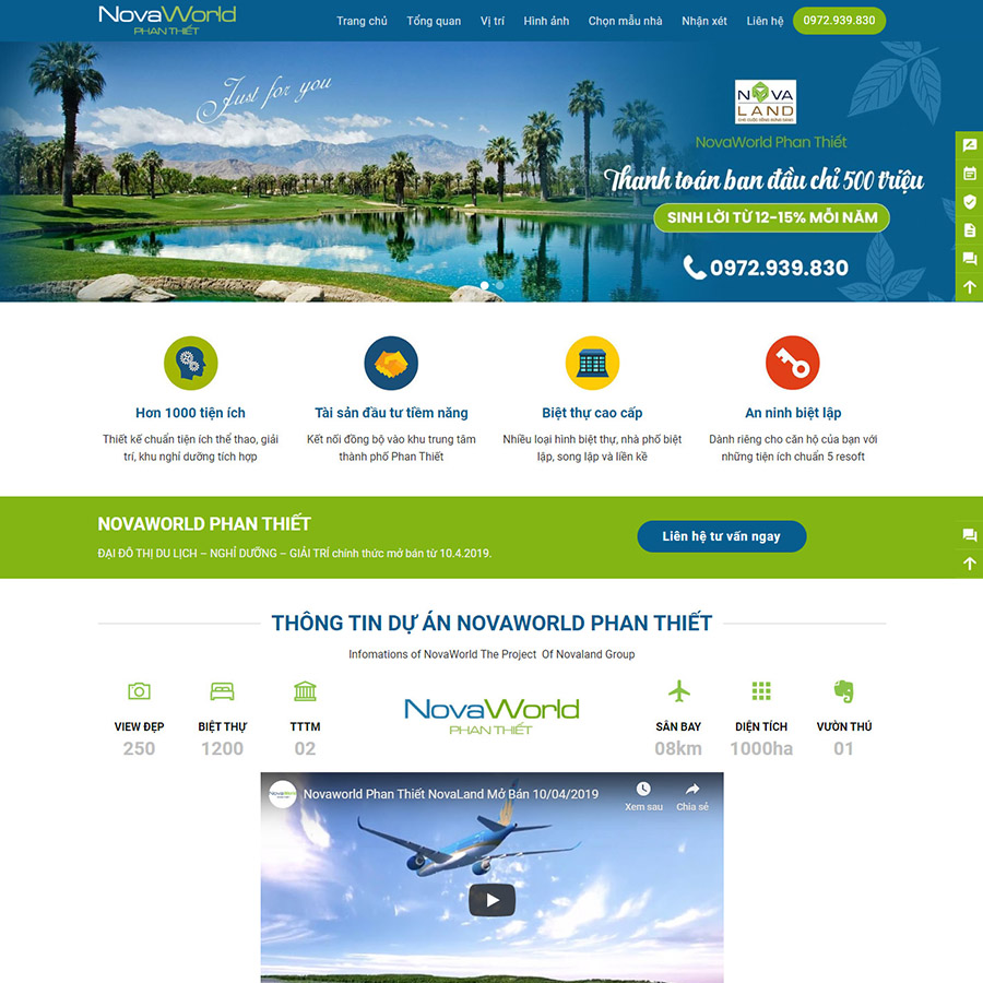 Mẫu website bất động sản mẫu 3 — Source Code WordPress 49.000₫