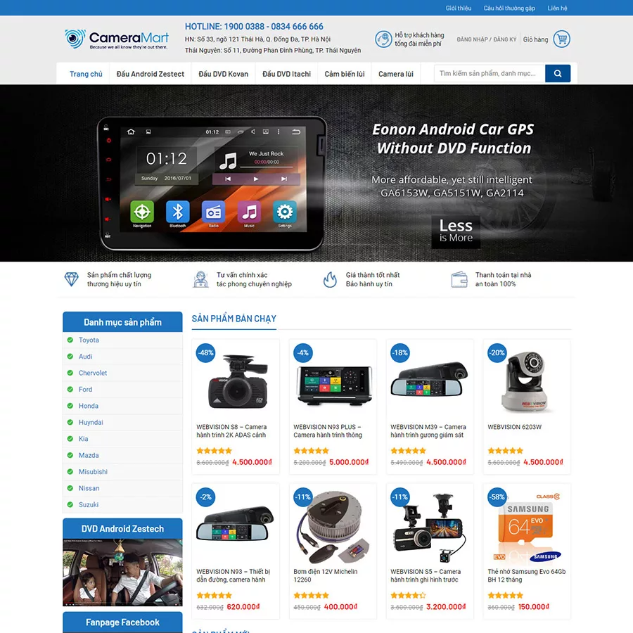 Mẫu website camera mẫu 2 — Source Code WordPress 49.000₫