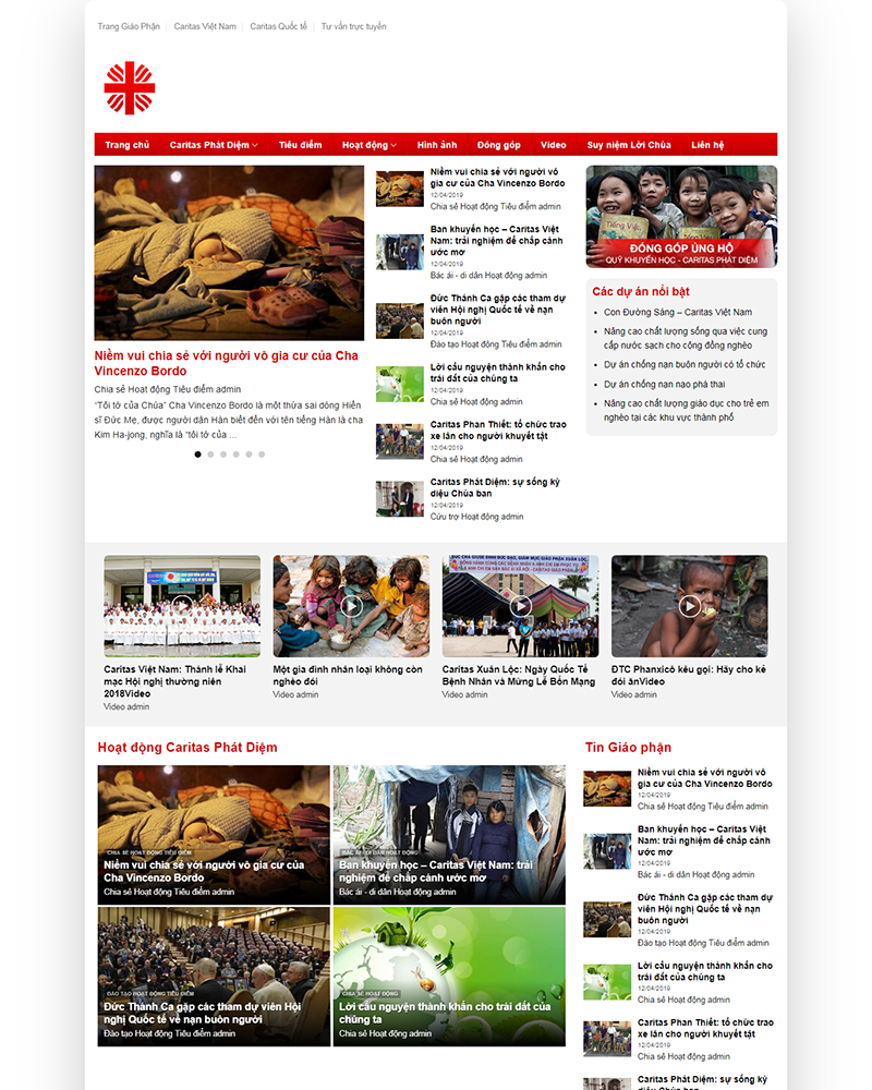 Mẫu website tổ chức từ thiện — Source Code WordPress 49.000₫