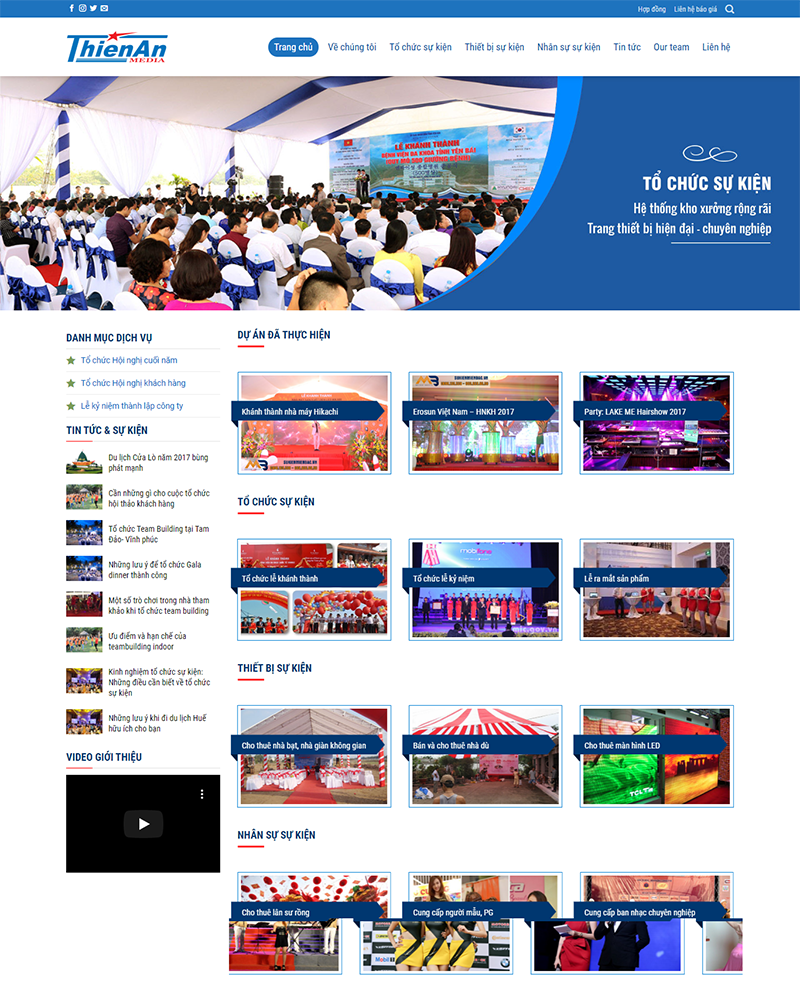 Mẫu website sự kiện mẫu 2 — Source Code WordPress 49.000₫