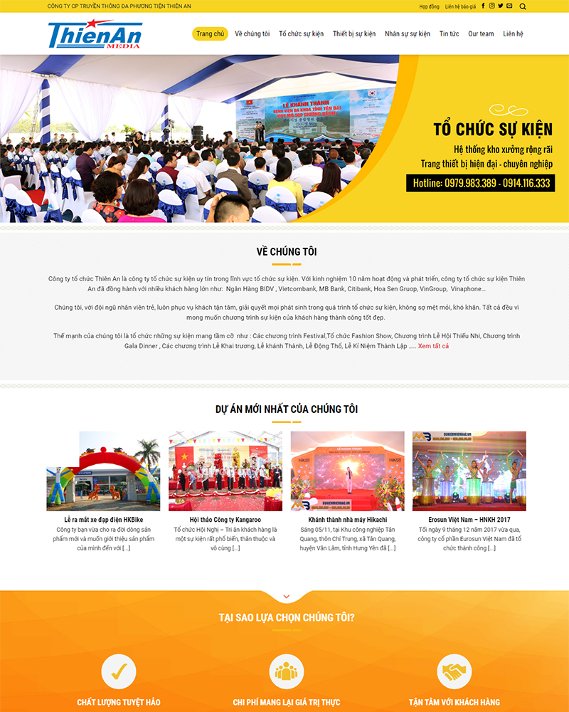 Mẫu website sự kiện mẫu 4 — Source Code WordPress 49.000₫