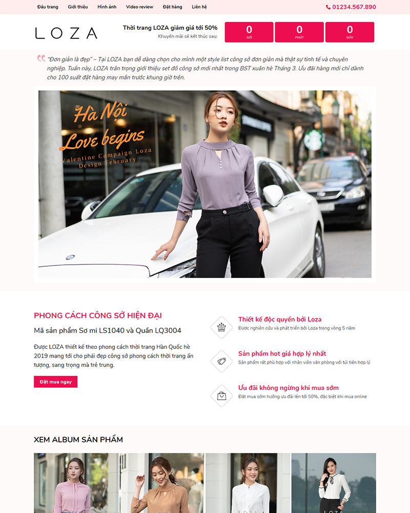 Mẫu website thời trang — Source Code WordPress 49.000₫