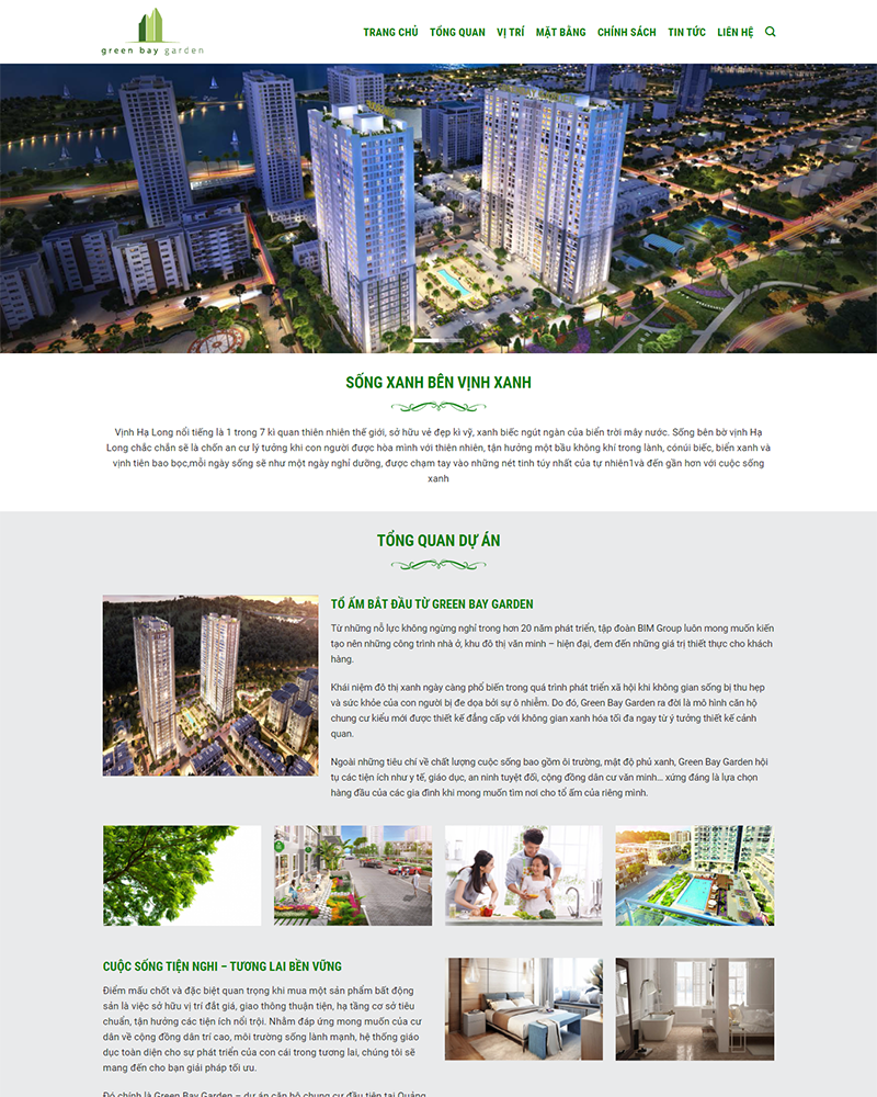 Mẫu website bất động sản Greenbay — Source Code WordPress 49.000₫