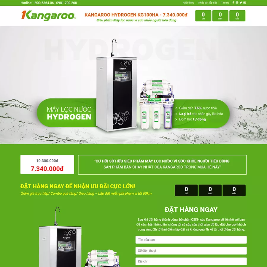 Mẫu website lọc nước — Source Code WordPress 49.000₫