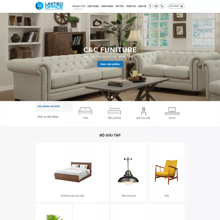 Mẫu website nội thất — Source Code WordPress 49.000₫