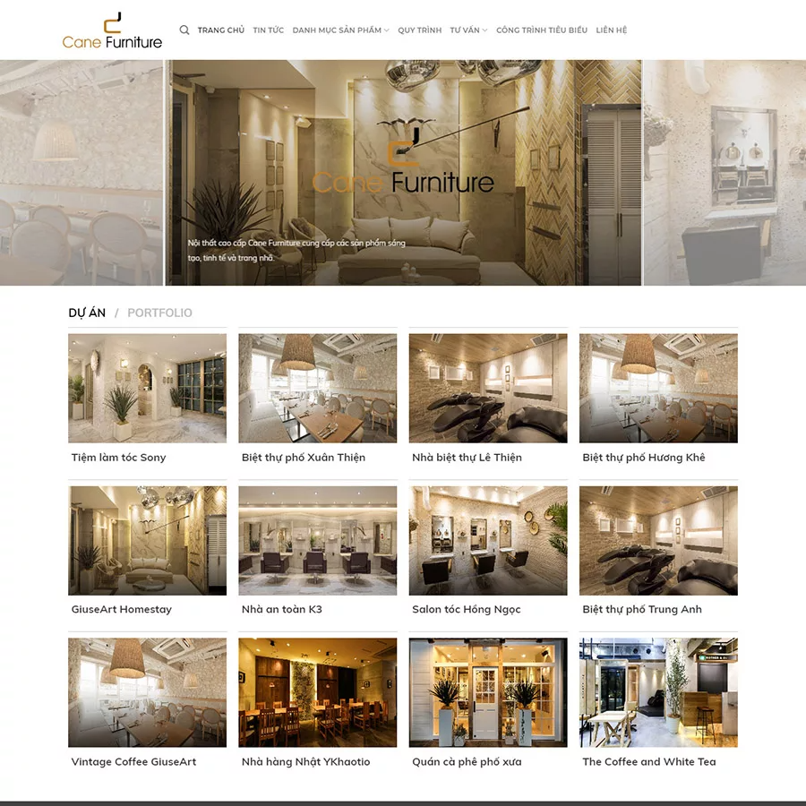 Mẫu website nội thất mẫu 2 — Source Code WordPress 49.000₫