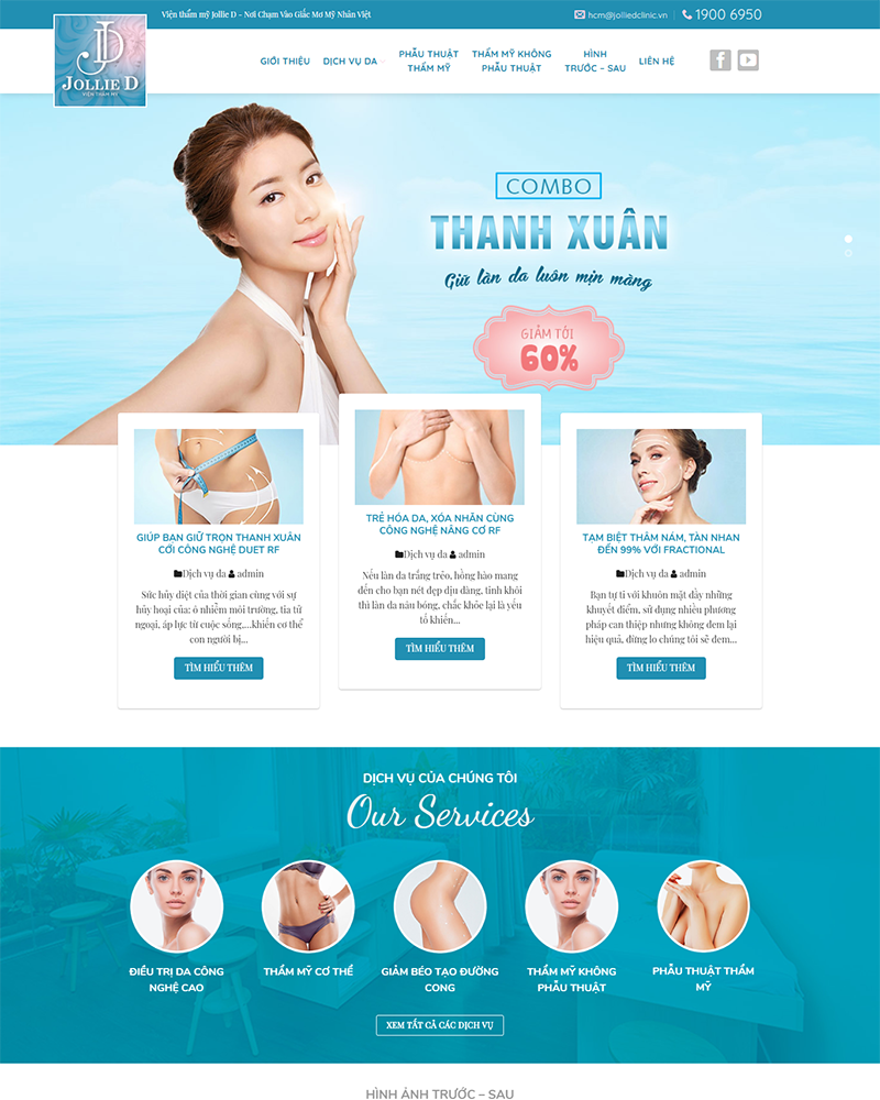 Mẫu website spa mẫu 4 — Source Code WordPress 49.000₫