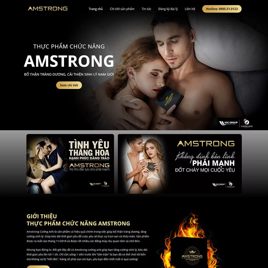 Mẫu website thực phẩm chức năng — Source Code WordPress 49.000₫