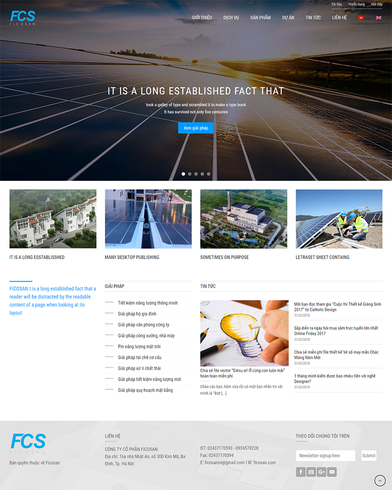 Mẫu website tiết kiệm điện — Source Code WordPress 49.000₫
