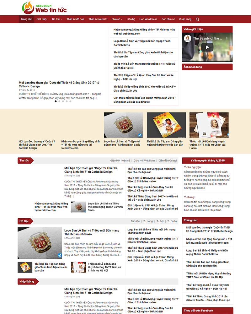Mẫu website tin tức mẫu 2 — Source Code WordPress 49.000₫