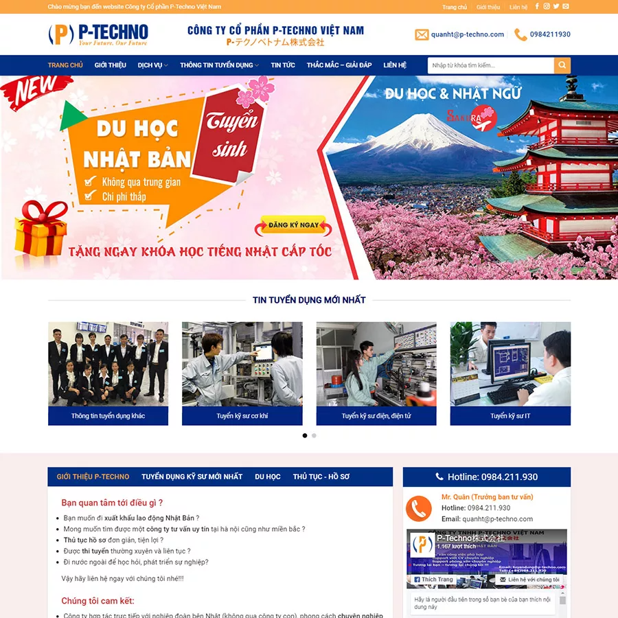 Mẫu website xuất khẩu — Source Code WordPress 49.000₫